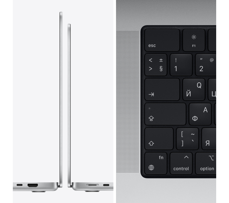 Apple MacBook Pro 14 (M1 Pro) 8‑core CPU and 14‑core GPU, 512GB Silver MKGR3RU/A (Ростест)