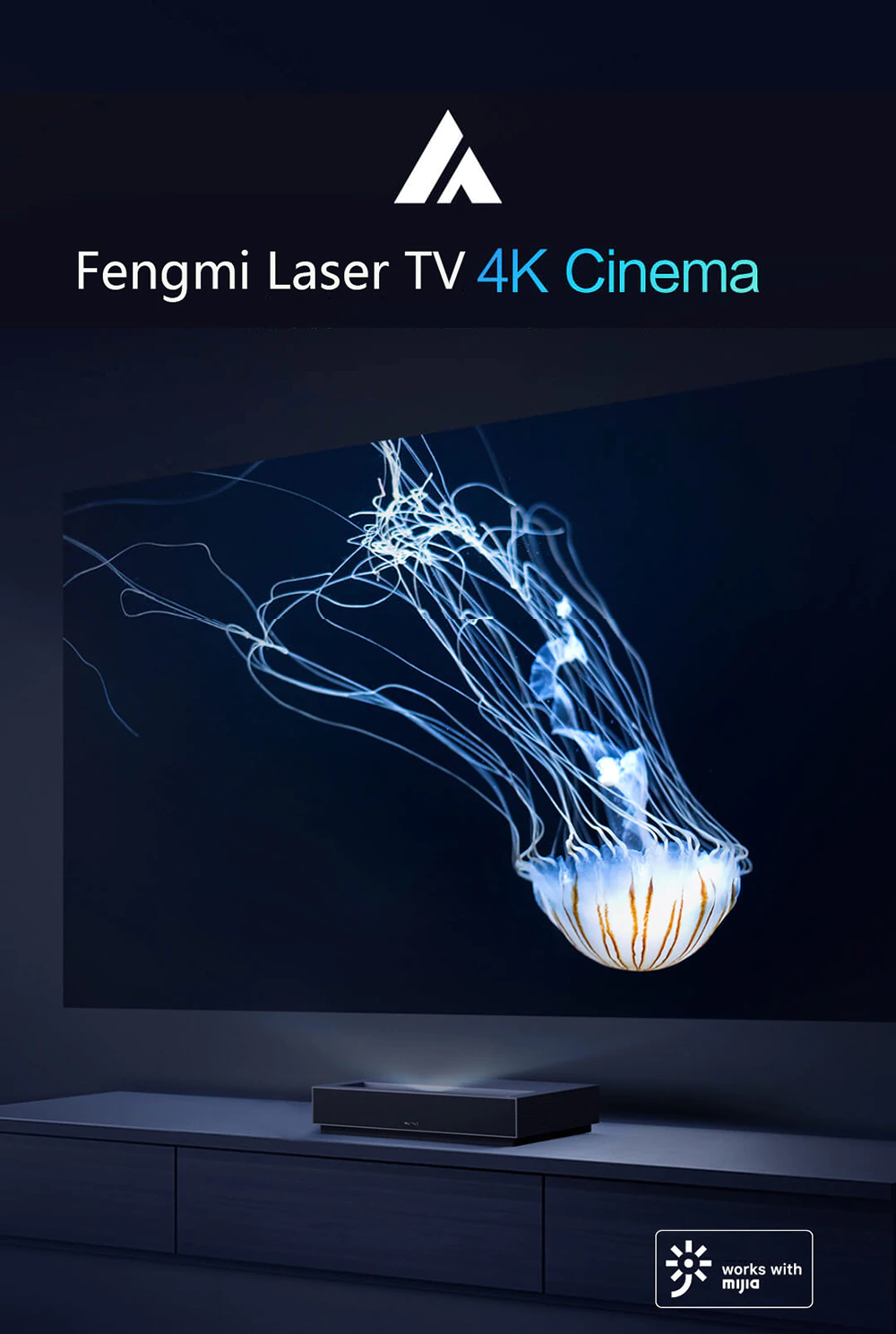 Лазерный проектор Xiaomi FengMi 4K Cinema Laser Projector купить с доставкой