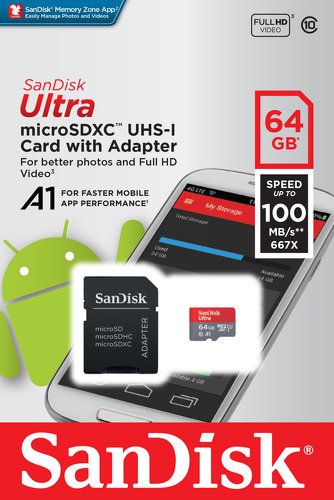 Карта памяти Sandisk Ultra SD 64 Gb