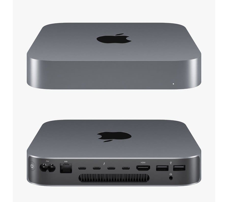 Настольный компьютер Apple Mac Mini (MXNF2RU/A) Intel Core i3-8100/8 ГБ/256 ГБ SSD/Intel UHD Graphics 630/OS X