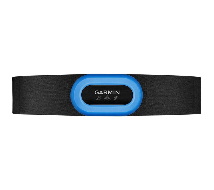 Передатчик пульса Garmin HRM-Tri, черный/синий