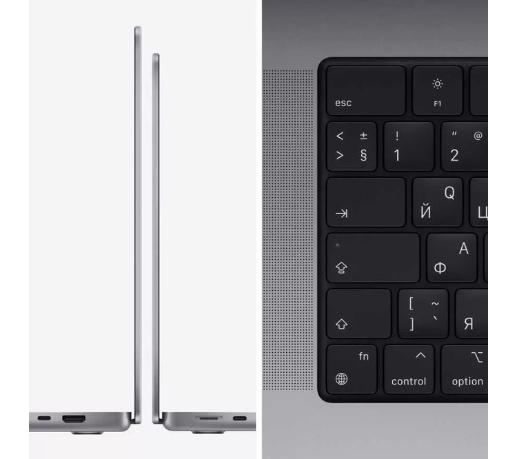 Apple MacBook Pro 16 (M1 Pro) 10‑core CPU and 16‑core GPU, 1Tb Space Grey MK193RU/A (Ростест)