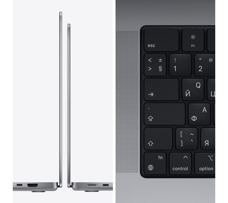 Apple MacBook Pro 14 (M1 Pro) 8‑core CPU and 14‑core GPU, 1Tb Space Gray MKGQ3RU/A (Ростест)